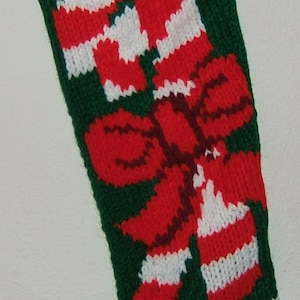 Personalized Hand Knitted Christmas stocking