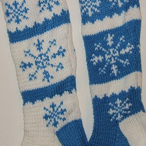 Personalized Hand Knitted Christmas stocking
