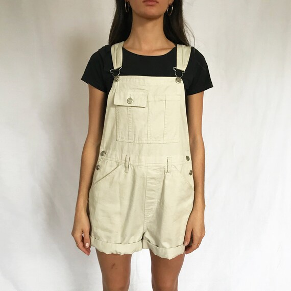 Vintage Beige Overalls