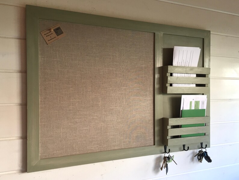 Extra Large Pinboard / Pin board with hooks and letter Etsy