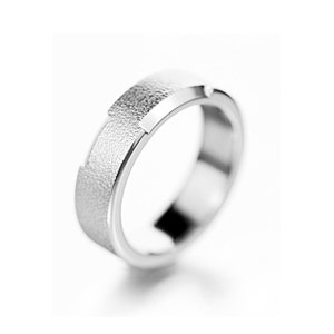 Mens platinum wedding band, mens modern wedding band, contemporary mens wedding ring, textured matte finishing, unique simple wedding band