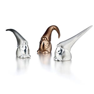 Weihnachtsdekoration, Weihnachtselfe, Weihnachtsgeschenk, Elf, Goblin, Gnome, Geschenk, Dekoration, Bronze-Statue, Silber-Statue