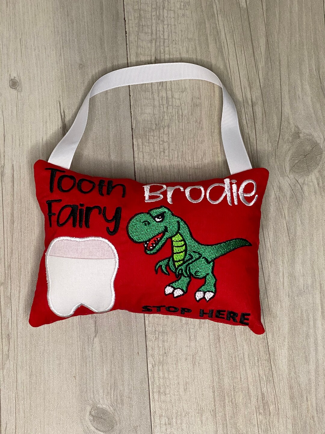 Tooth Fairy Cushion Dinosaur