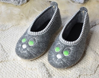 Children's Cat Ballerina Slippers