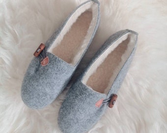 wool ballet flats