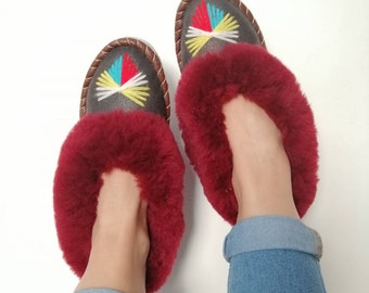 warm moccasins