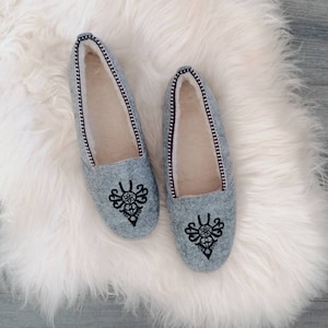 Men&#39;s Felt Full Slippers