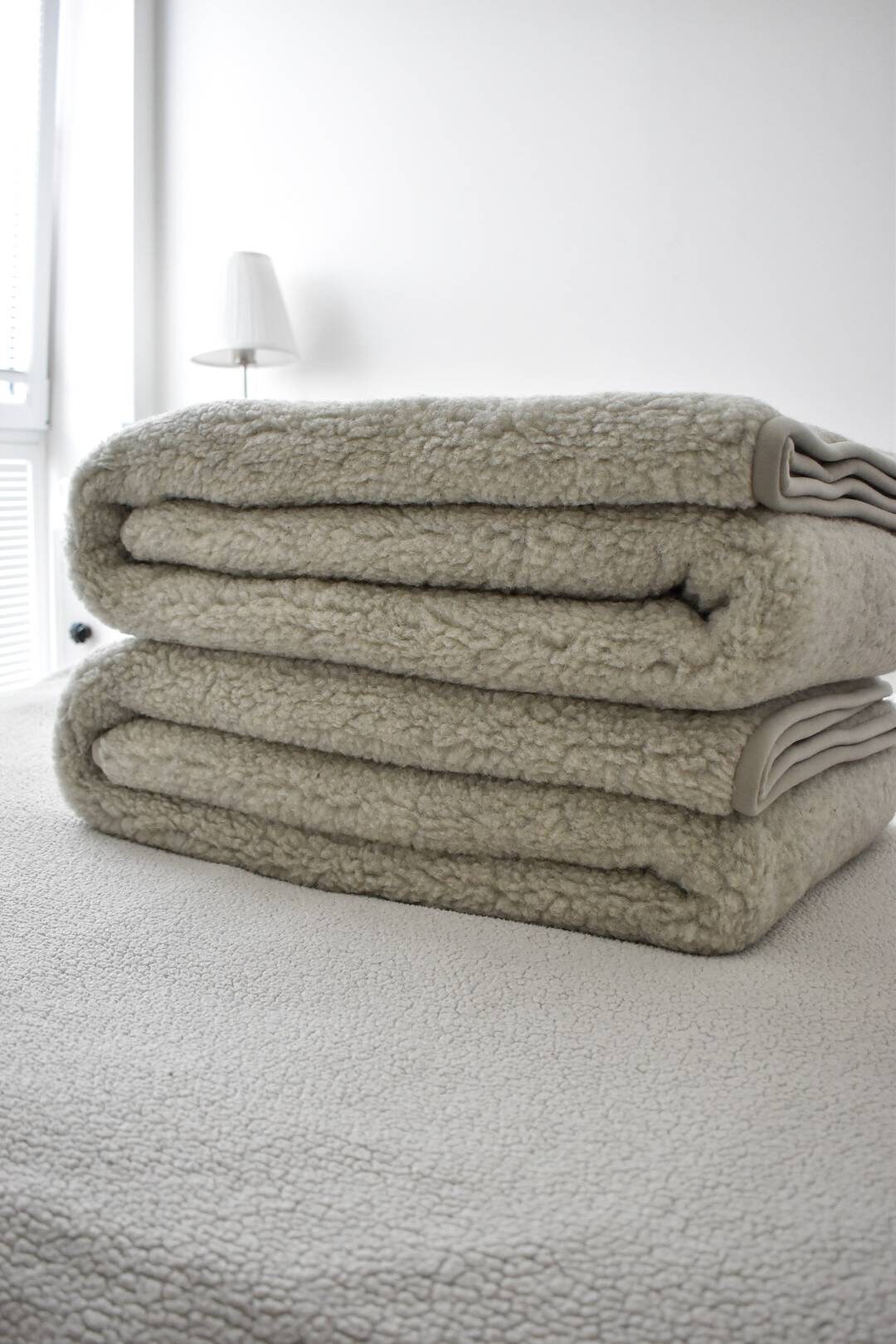 Merino Wool 200x200 Large Blanket/ Throw Etsy UK