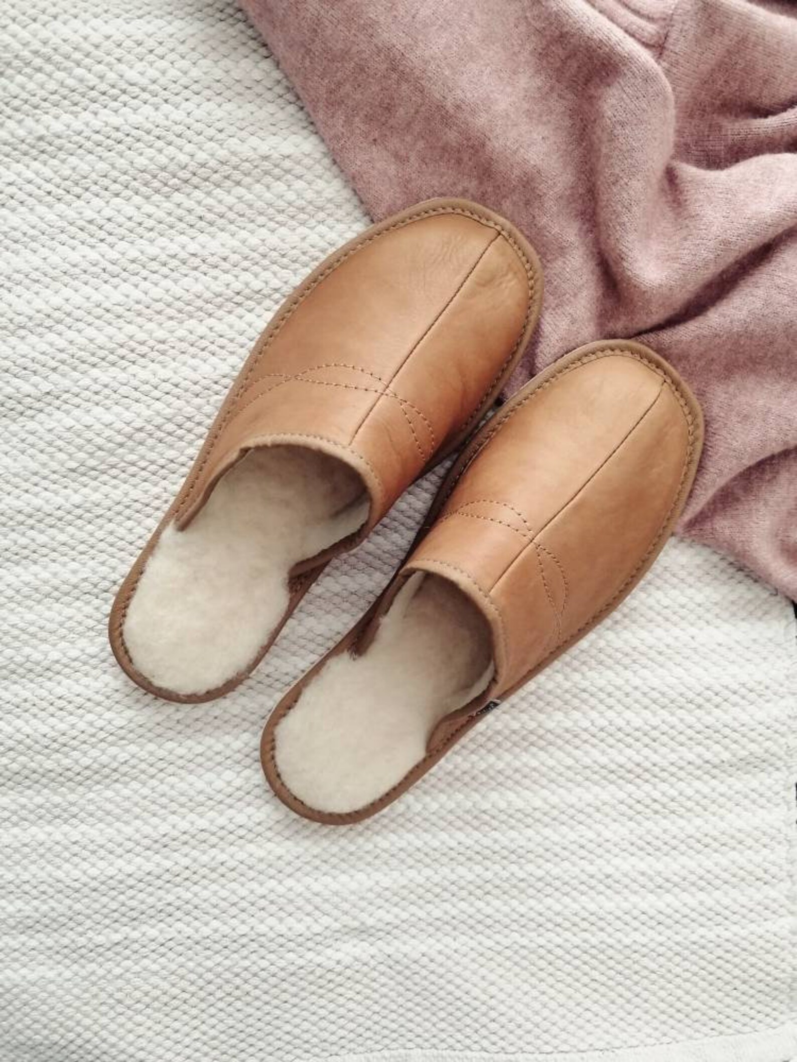 Men's Leather Mules Slippers by Homieestudio Etsy UK