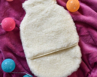 Wool Hot Water Bottle Cover