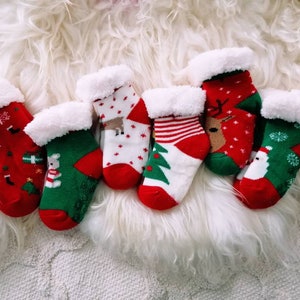 Grip Baby Christmas Socks