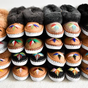 Lucky Dip Sheepskin Moccasin Slippers