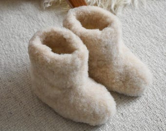 Kids Merino Wool Slippers Boots