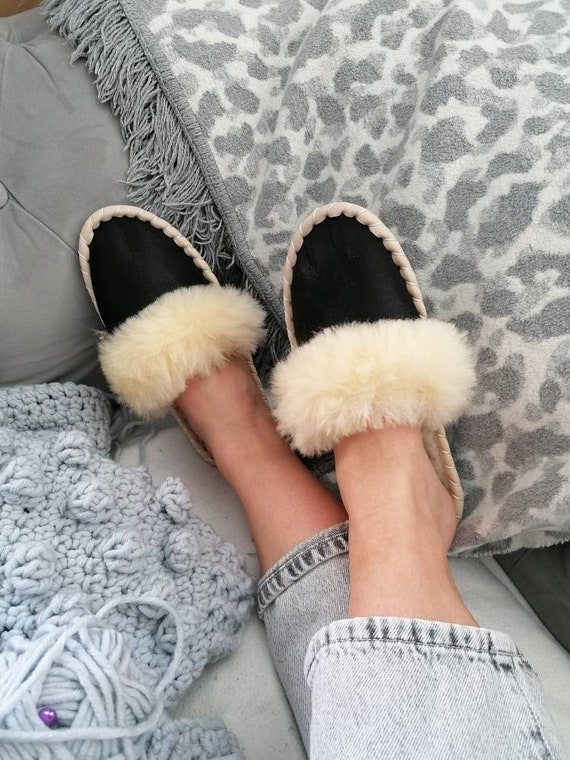 Sheepskin mules best sale