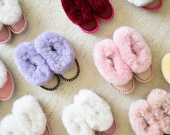 Kids Sheepskin Moccasins Lucky Dip