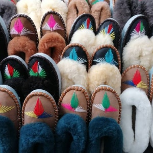 Sheepskin Moccasin Slippers OUTLET