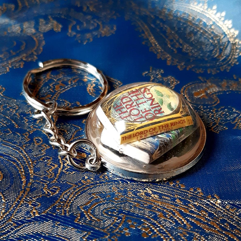 Lord of the Rings and The Hobbit books keychain keyring Etsy