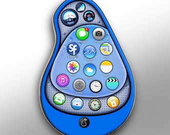 Pear Phone GX ( Berry Blue )