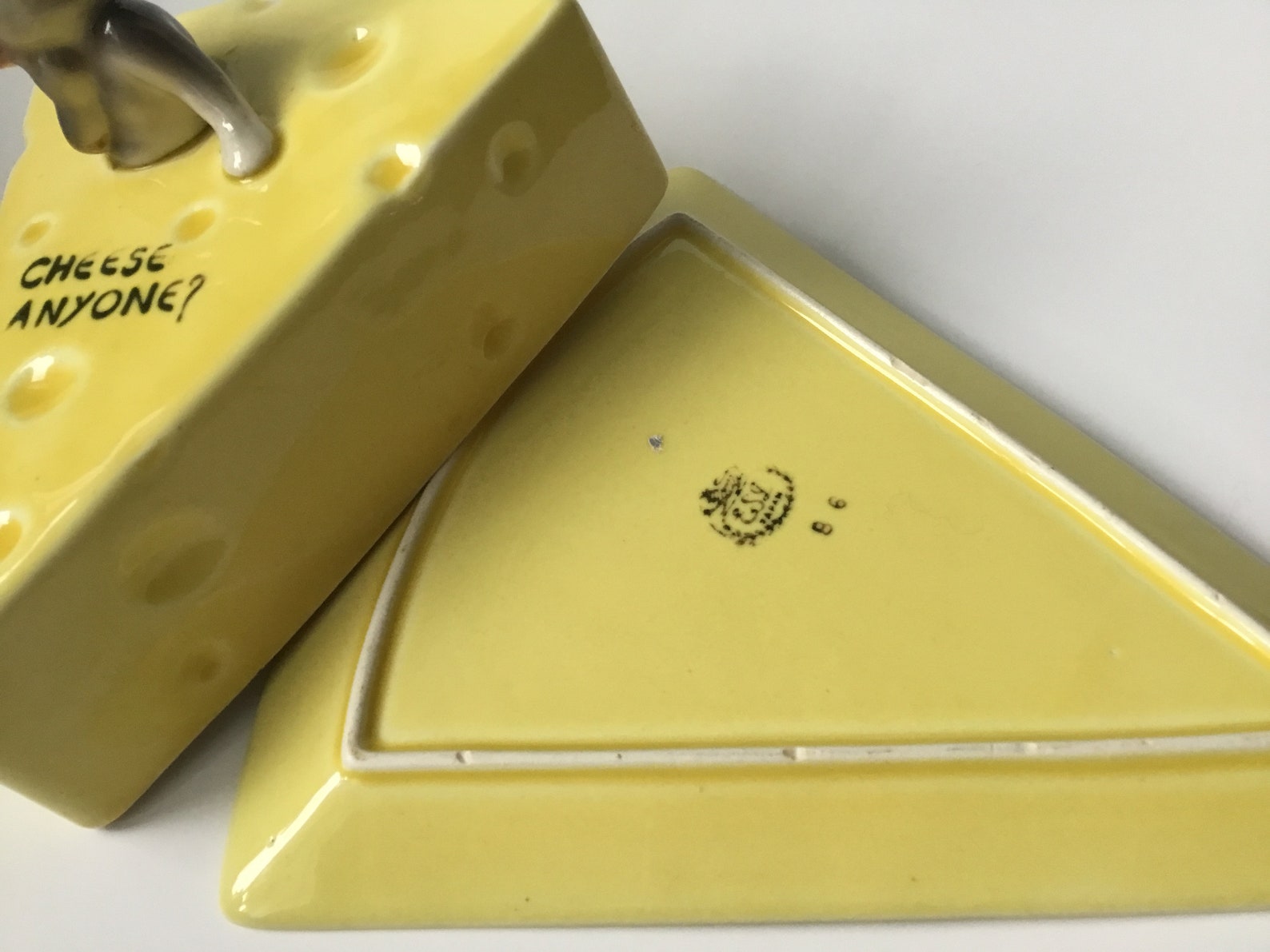 ESD Japan Shaped Cheese Keeper Dish Kitchen Kitsch Etsy