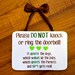 Personalized Custom Handmade Baby Sleeping Sign to Hang on Door / Don't wake baby / Don't upset mom / Don't upset dog / Sh*t gets real