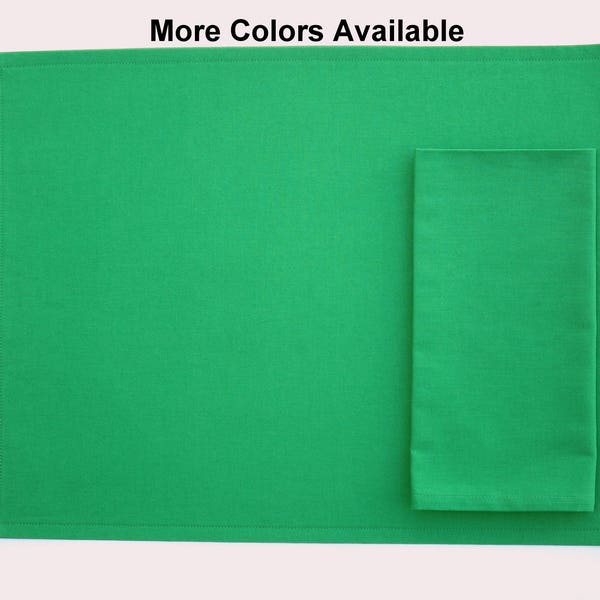 Lime Green Placemats Etsy