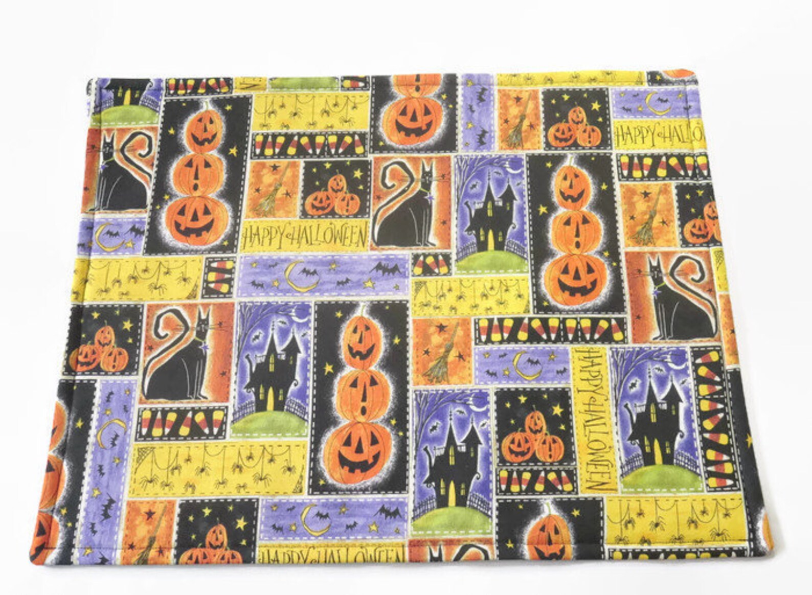 Halloween Cloth Placemats Set of 2 With Optional Etsy