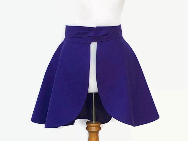 Blue Purple In 16 Color Options Black Plus Size Solid Color Retro Half Apron With A Full Skirt Pink Green Orange Red Yellow Brown