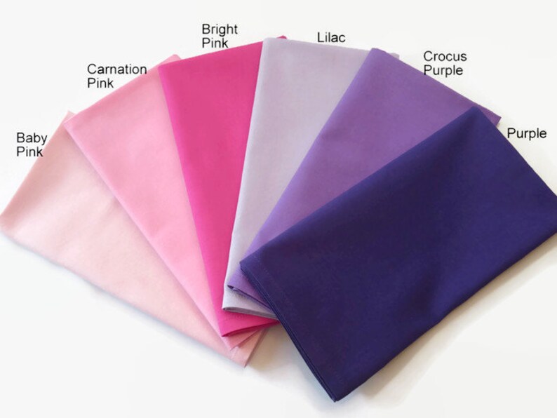 Solid Purple Cloth Placemats Set of 2 With Optional Matching Etsy