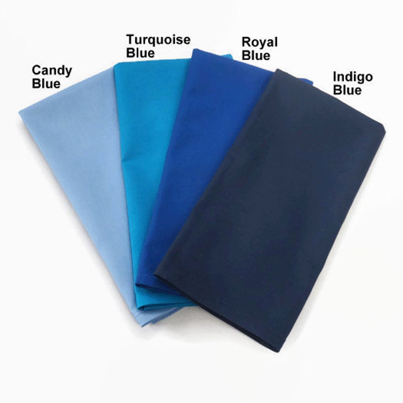 Solid Light Blue Runner Solid Navy Table Runner Solid Blue Table Runner in 4 Colors and 8 Length Options Blue Cloth Table Runner