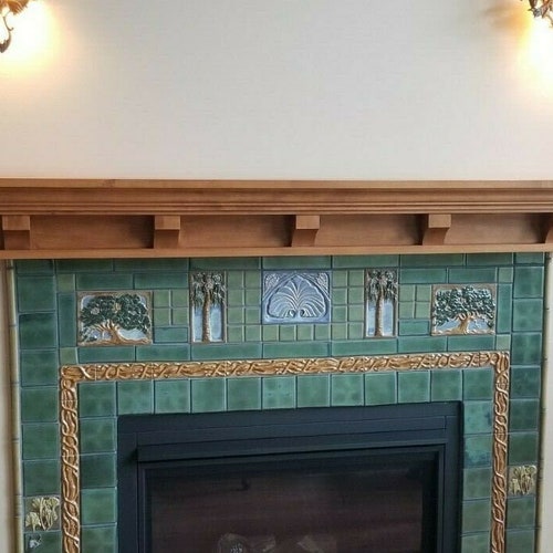 Couple Makes Passionate Love By The Fireplace