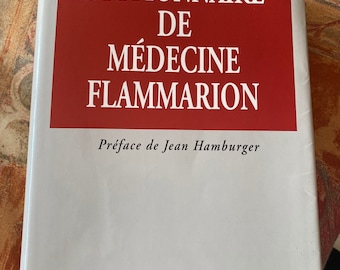 Flammarion, Dictionnaire de médecine, Jean Hamburger, médecine et sciences, vintage 1991
