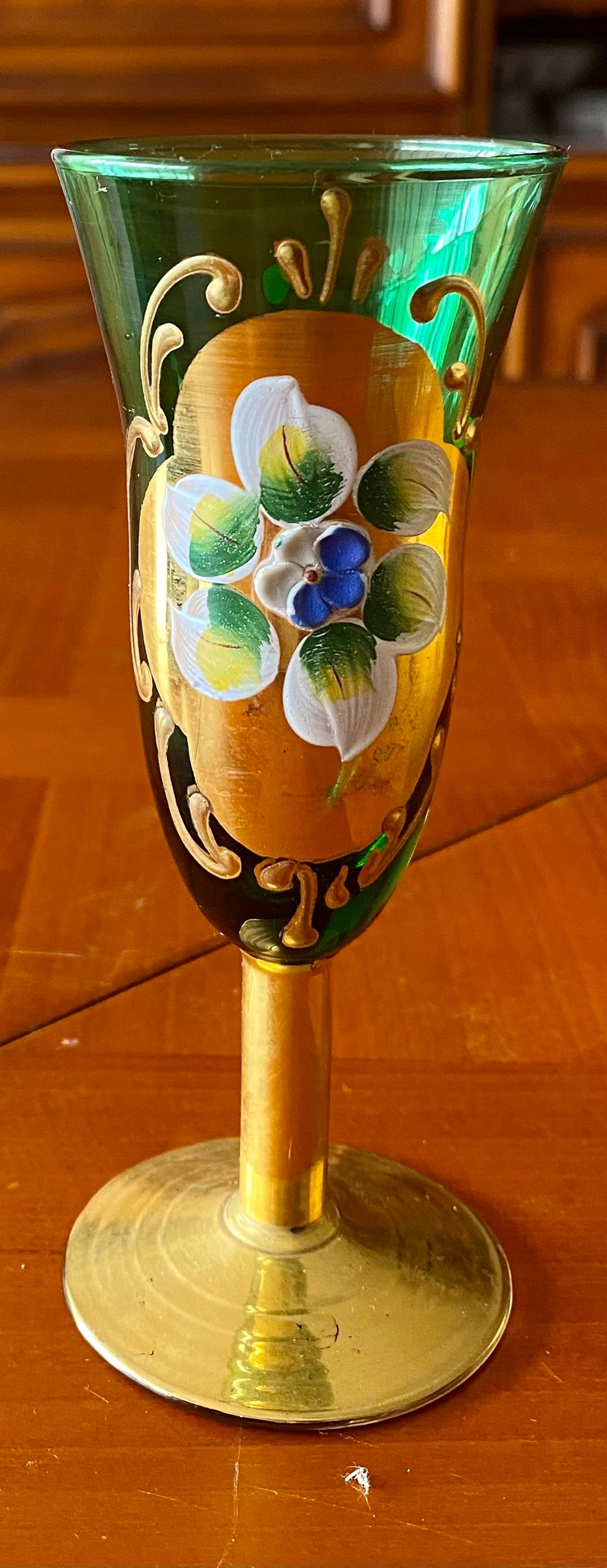 Small Glass Vase Murano Vintage Italian Flower Etsy