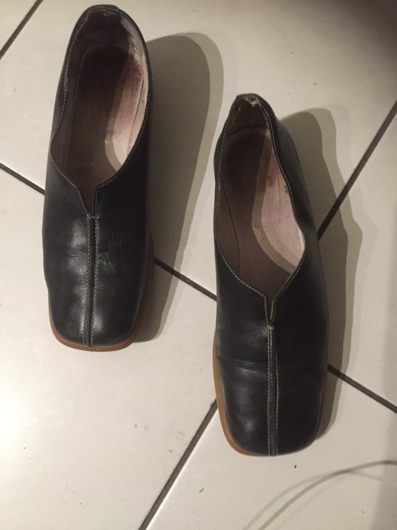 80s flat shoes