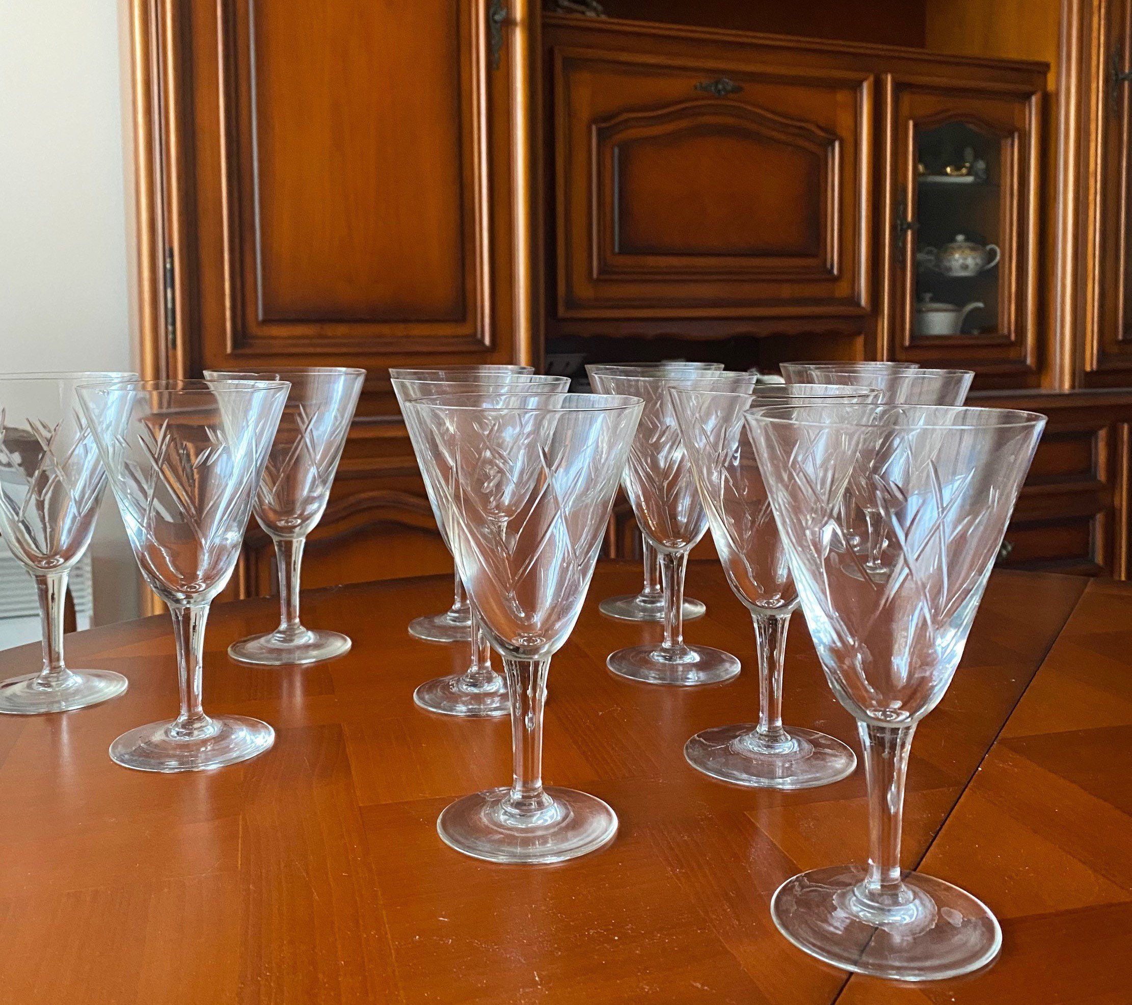 verres À Eau Sur pied,