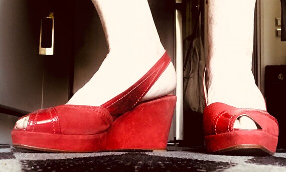 Wedge Shoes Platform Charles Kammer Paris In Patent - Red Patent Leather Loafers Uk Wedge Shoes Platform Charles Kammer Paris In Patent - Red Patent Leather Loafers Uk
