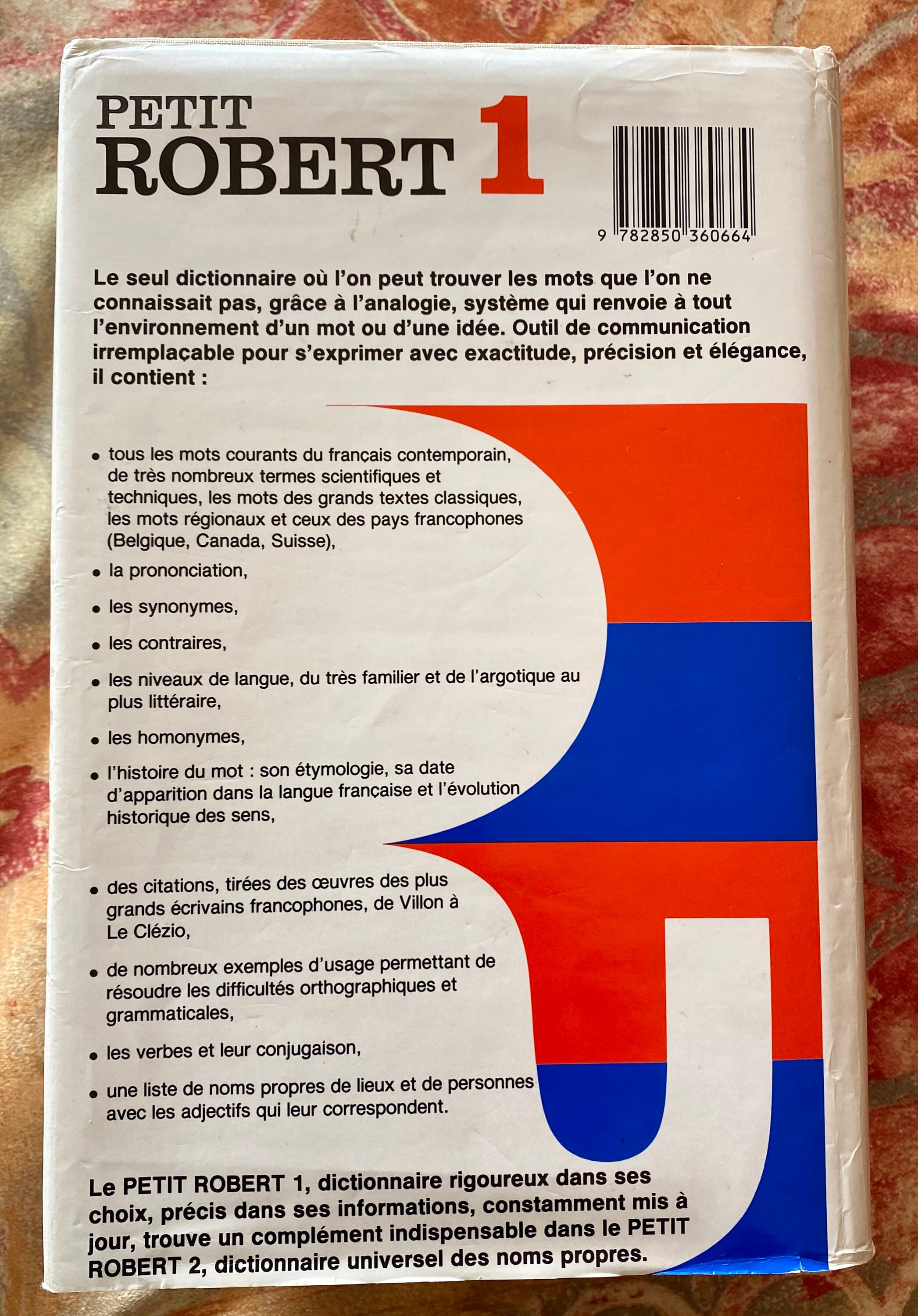 Dictionary Petit Robert 1 1981 French Language Spelling Etsy Ireland