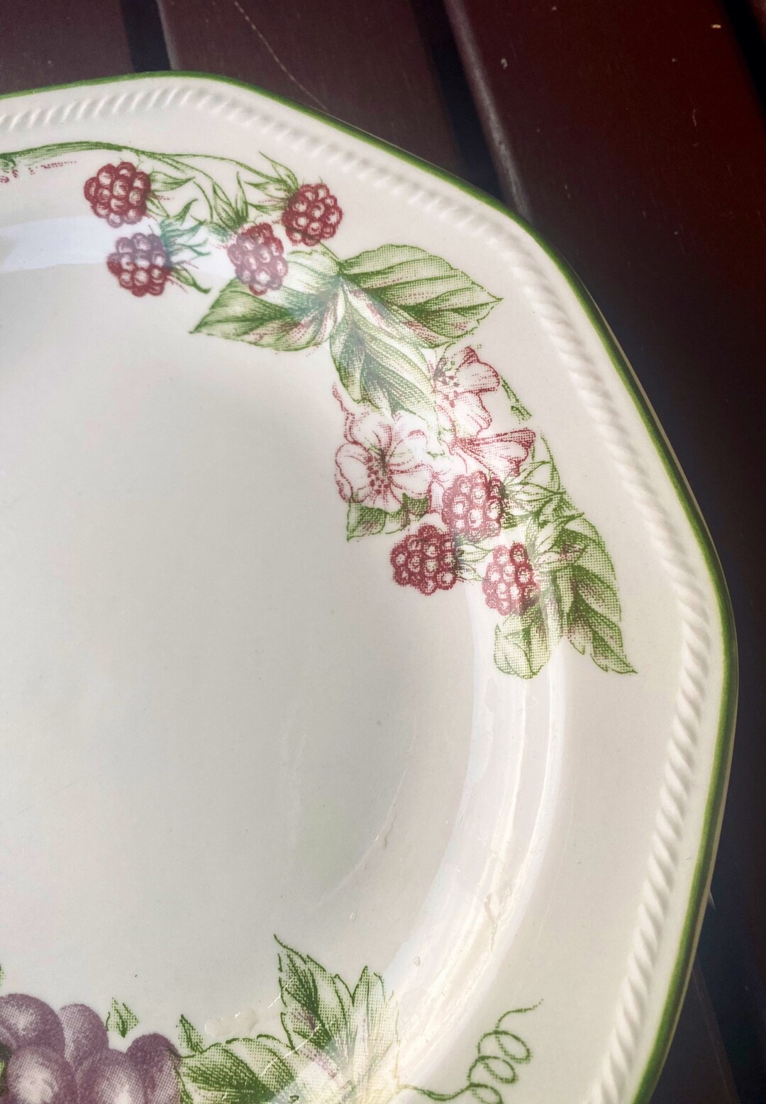 Churchill, assiettes anglaises, assiettes à dessert, forme octogonale ...