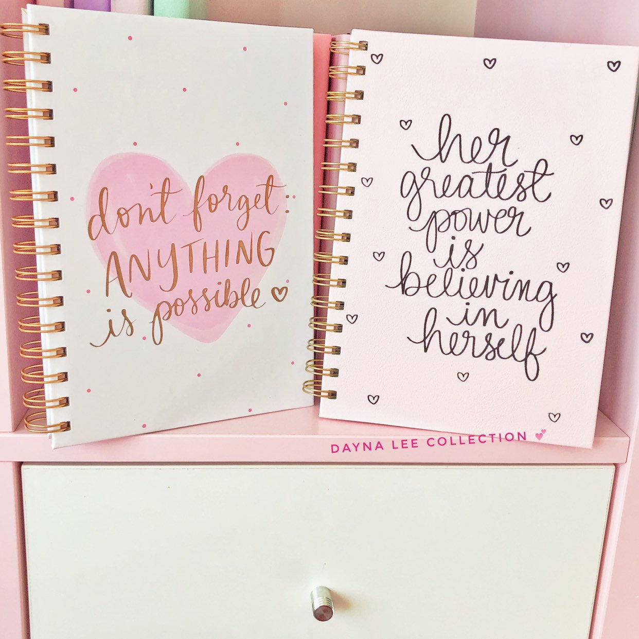 DLC 6x8 Spiral Journals 3 styles