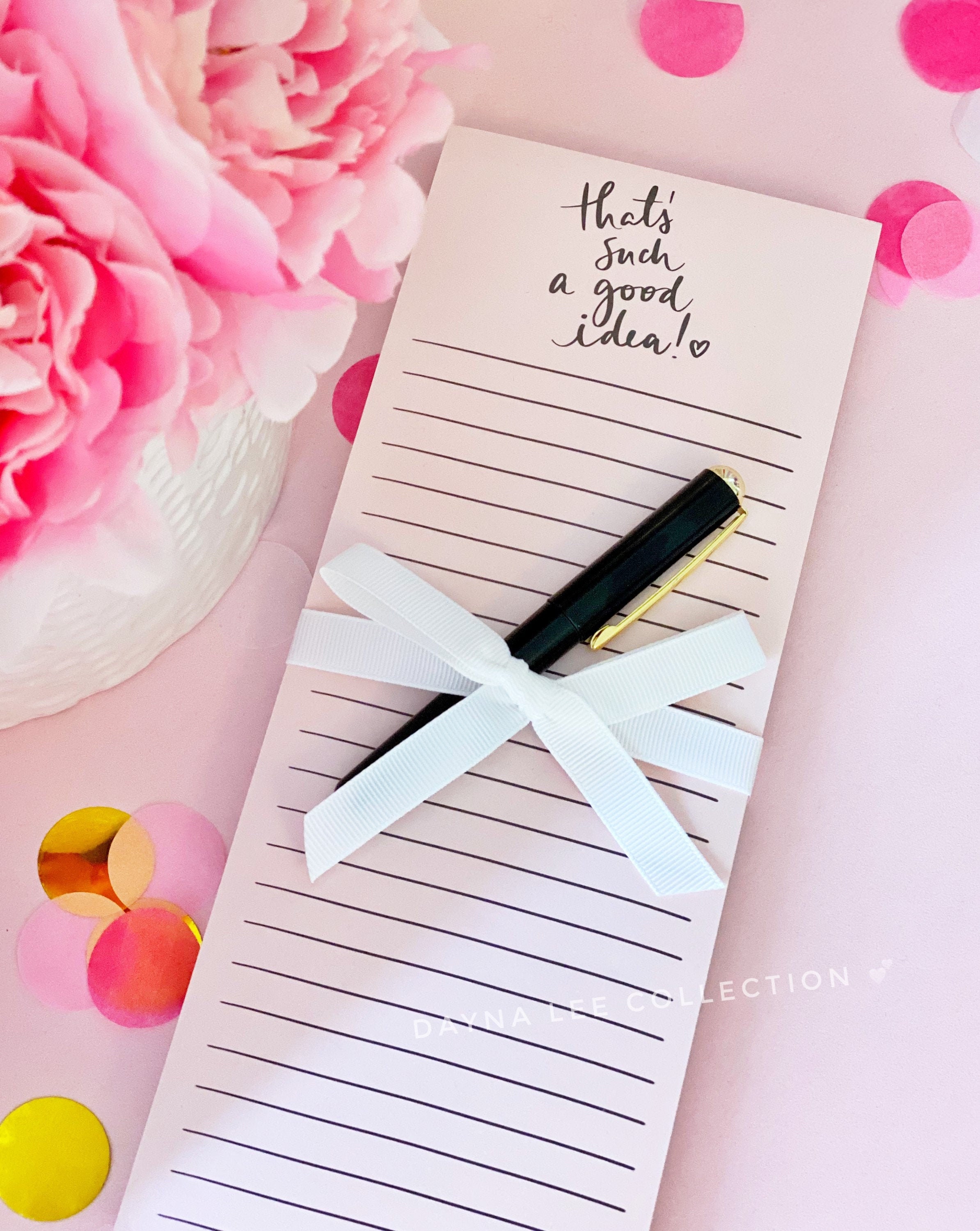 4x10 DLC pen and notepad set!