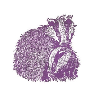 Tarjeta de felicitación Badger