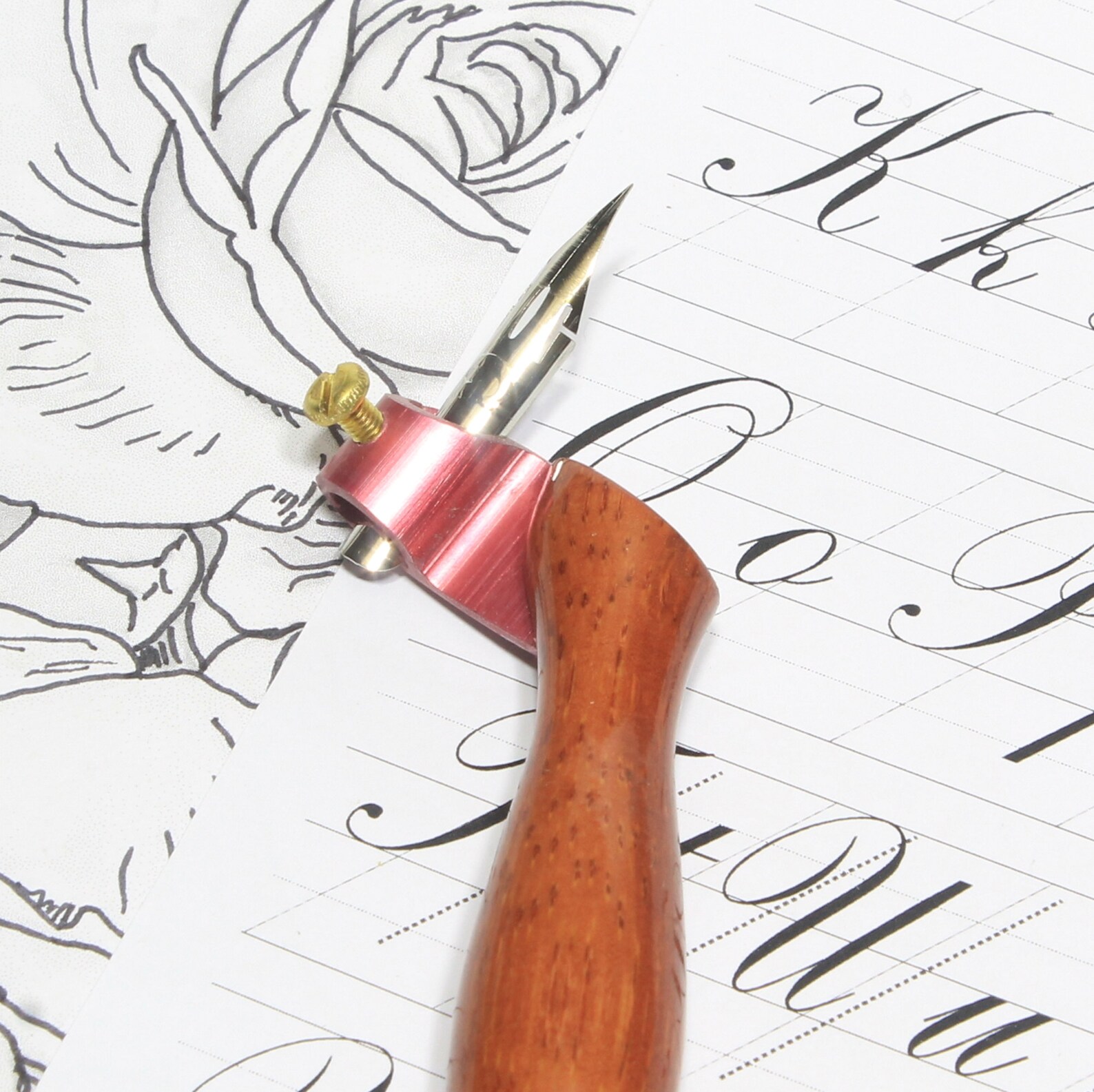 Oblique Penholder Calligraphy Dip Pen Nib Holder Fits All Etsy