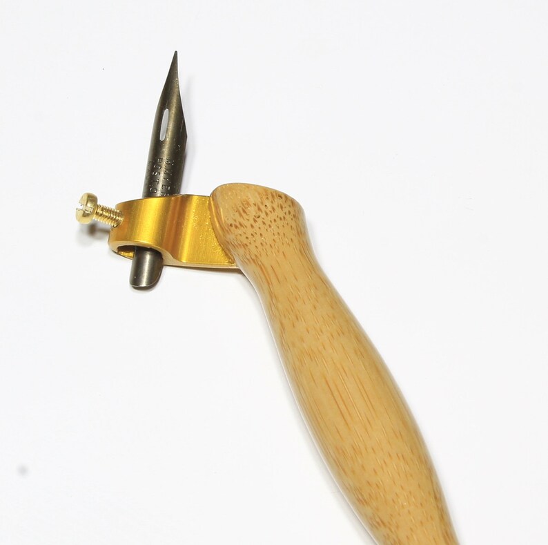 Oblique Pen Holder Calligraphy Dip Pen Nib Holder Fits All Etsy