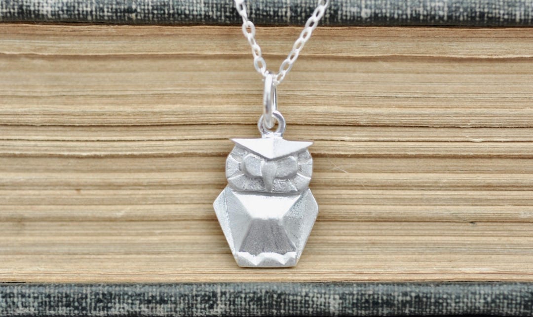 NEW Origami OWL Necklace, Owl Jewelry, Origami Animal Jewelry