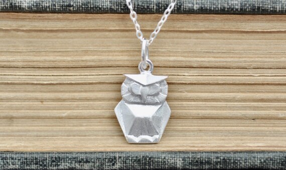 New Origami Owl Necklace Owl Jewelry Origami Animal Jewelry Origami Jewelry Owl Charm Jamber Jewels 925