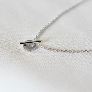 Tiny Toggle Necklace, Y Necklace, Lariat Necklace, Adjustable Chain Necklace, Choker Necklace, Jamber Jewels image 9