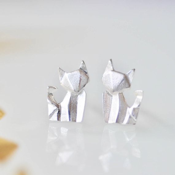 Origami Fuchs Halskette In Sterling Silber Fuchs Halskette Silber Fuchs Halskette Origami Fox Charm Anhänger Fuchs Schmuck Jamber Juwelen