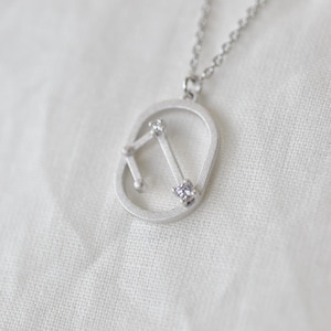 AQUARIUS Zodiac Necklace in Sterling Silver 925, Constellation Necklace, Zodiac Sign Pendant, Custom Astrology Necklace, Jamber Jewels