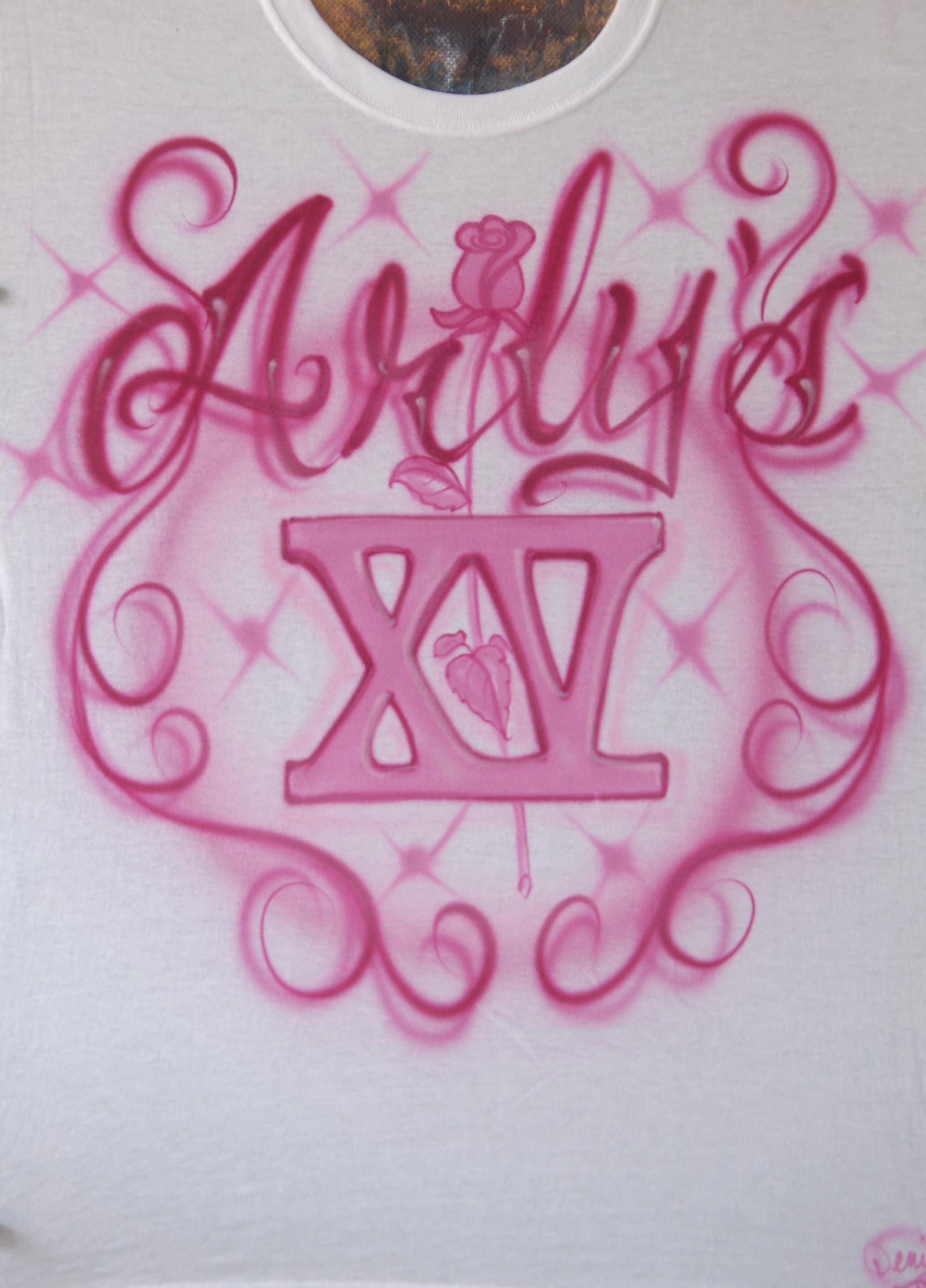 Rose Bud Quinceanera Roman Numeral XV 15th Birthday Custom Etsy