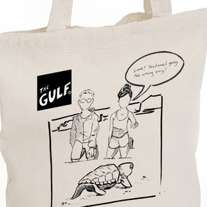 The Gulf Tote Bag: Turtle Watch image 2