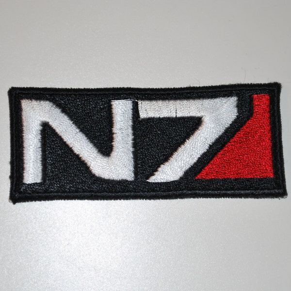 Mass Effect N7 Patch - Fully Embroidered Premade Emblem for Cosplay Costumes / Accessories!